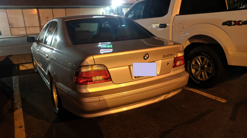 Illustration for article titled girlfriend inheriting a 2002 E39 525i